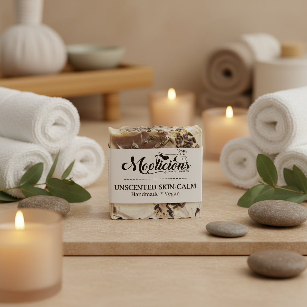 Unscented Skin Calm Handmade Soap 
