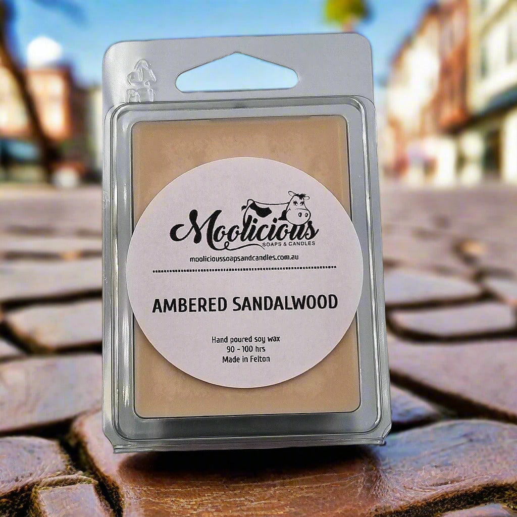 Ambered Sandalwood Soy Wax Melts