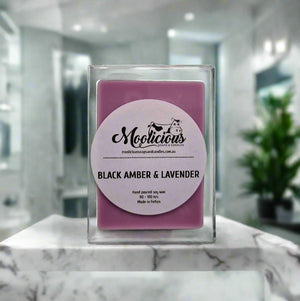 Black Amber & Lavender soy wax melts