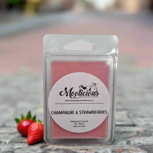 Champagne & Strawberries soy wax melts