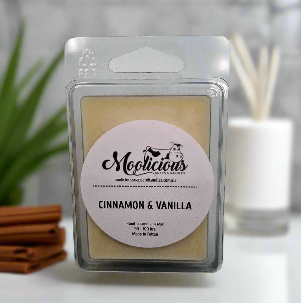 Cinnamon & Vanilla soy wax melts