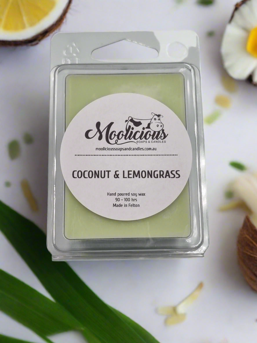 Coconut & Lemongrass soy wax melts