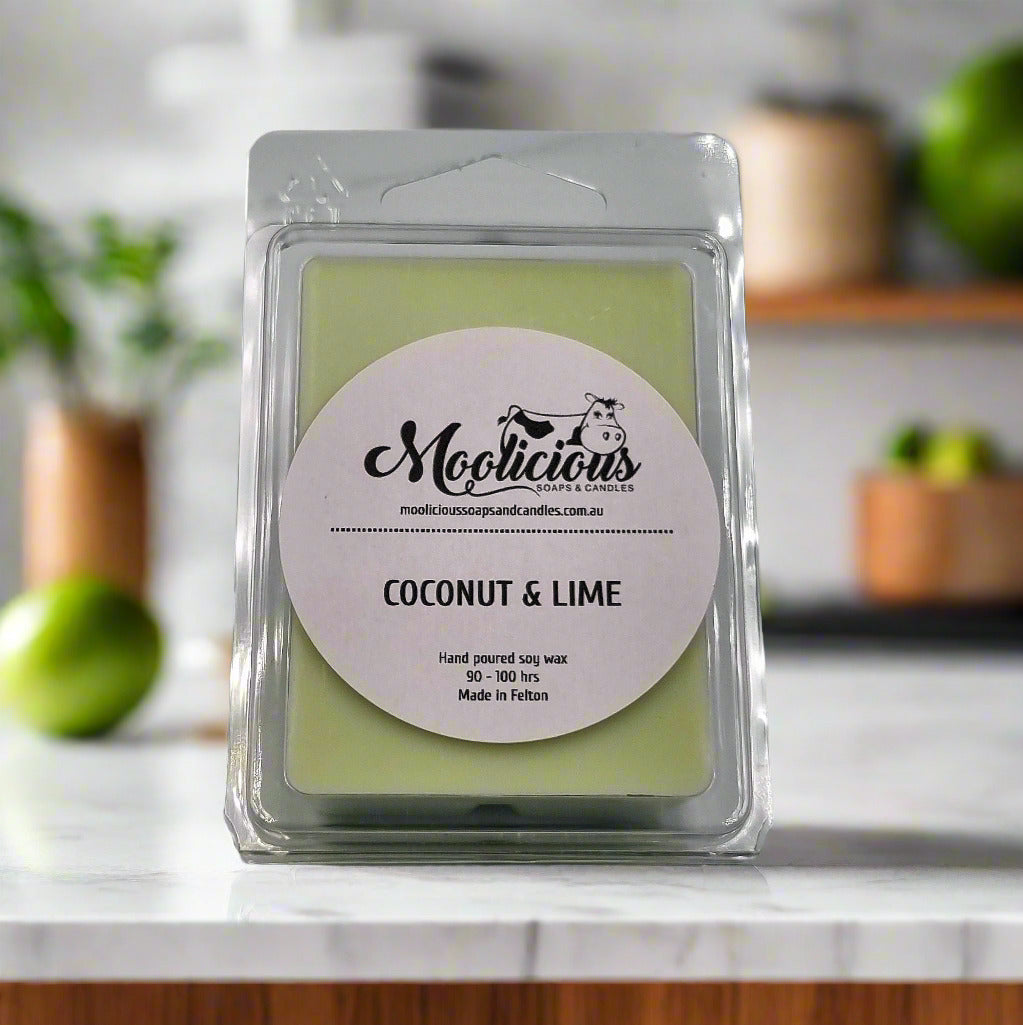 Coconut & Lime soy wax melts