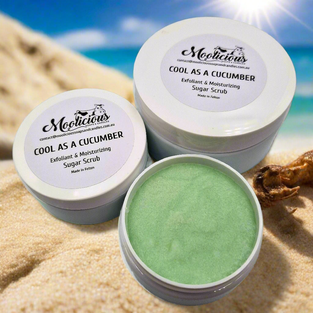 Cool as a Cucumber Sugar Scrub