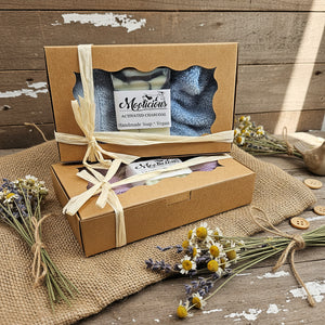 Handmade soap & Face Washer setting