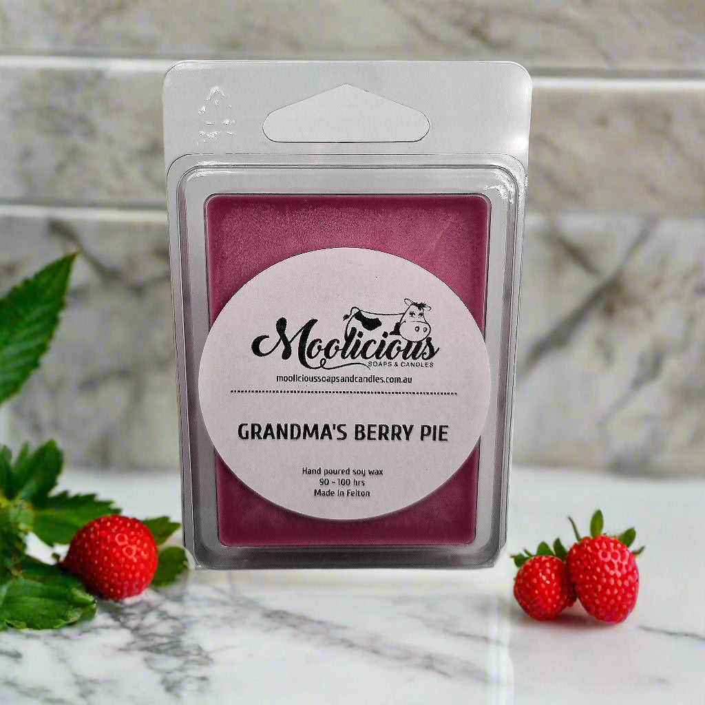 Grandma's Berry Pie soy wax melts