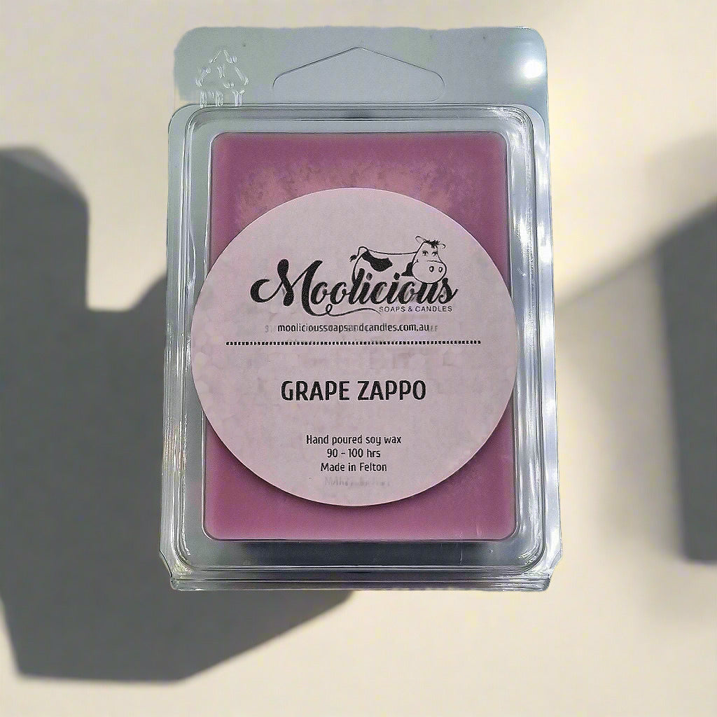 Grape Zappo soy wax melts