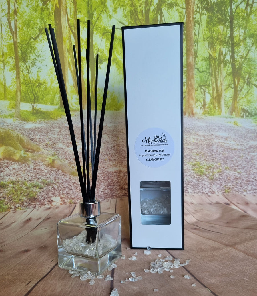 Crystal infused Reed Diffuser