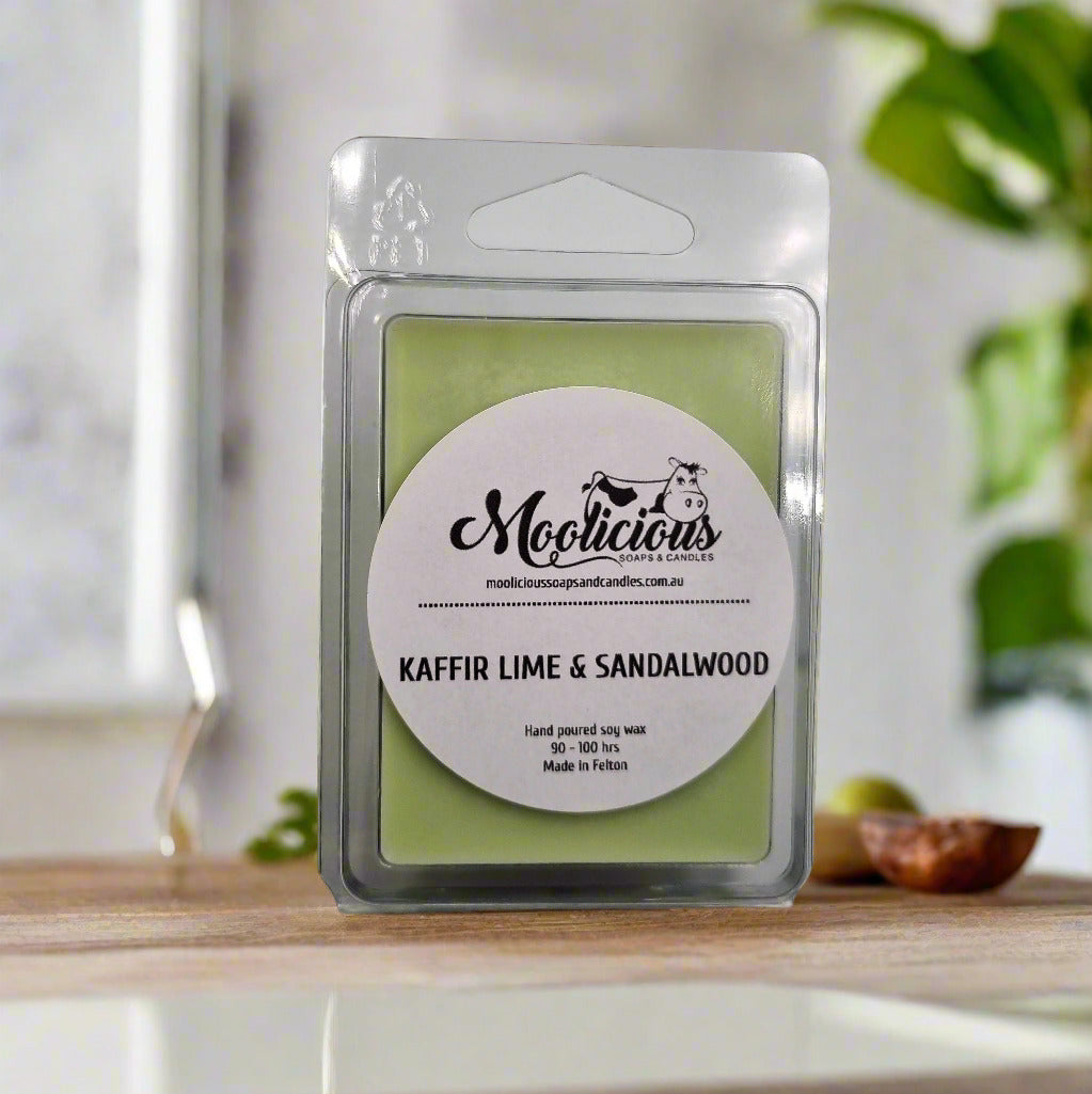 Kaffir Lime & Sandalwood soy wax melts