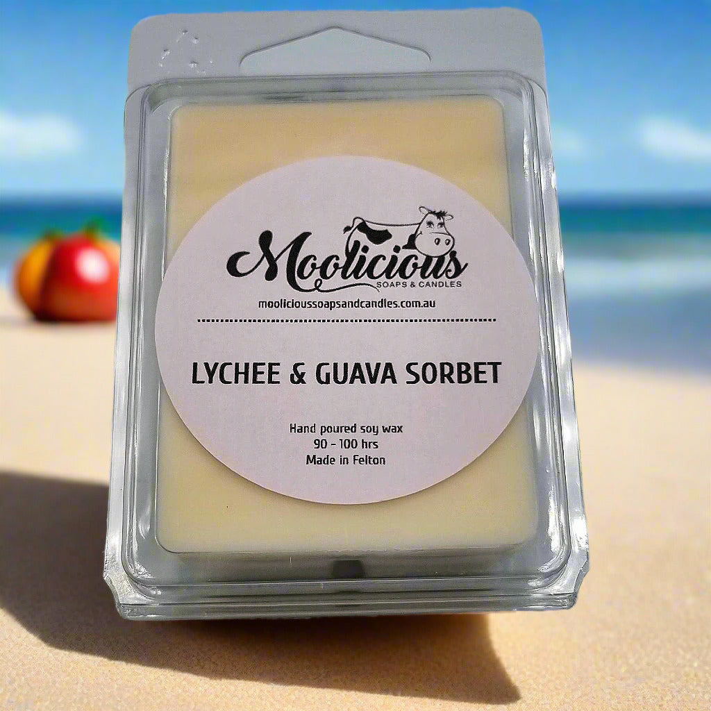 Lychee & Guava Sorbet soy wax melts