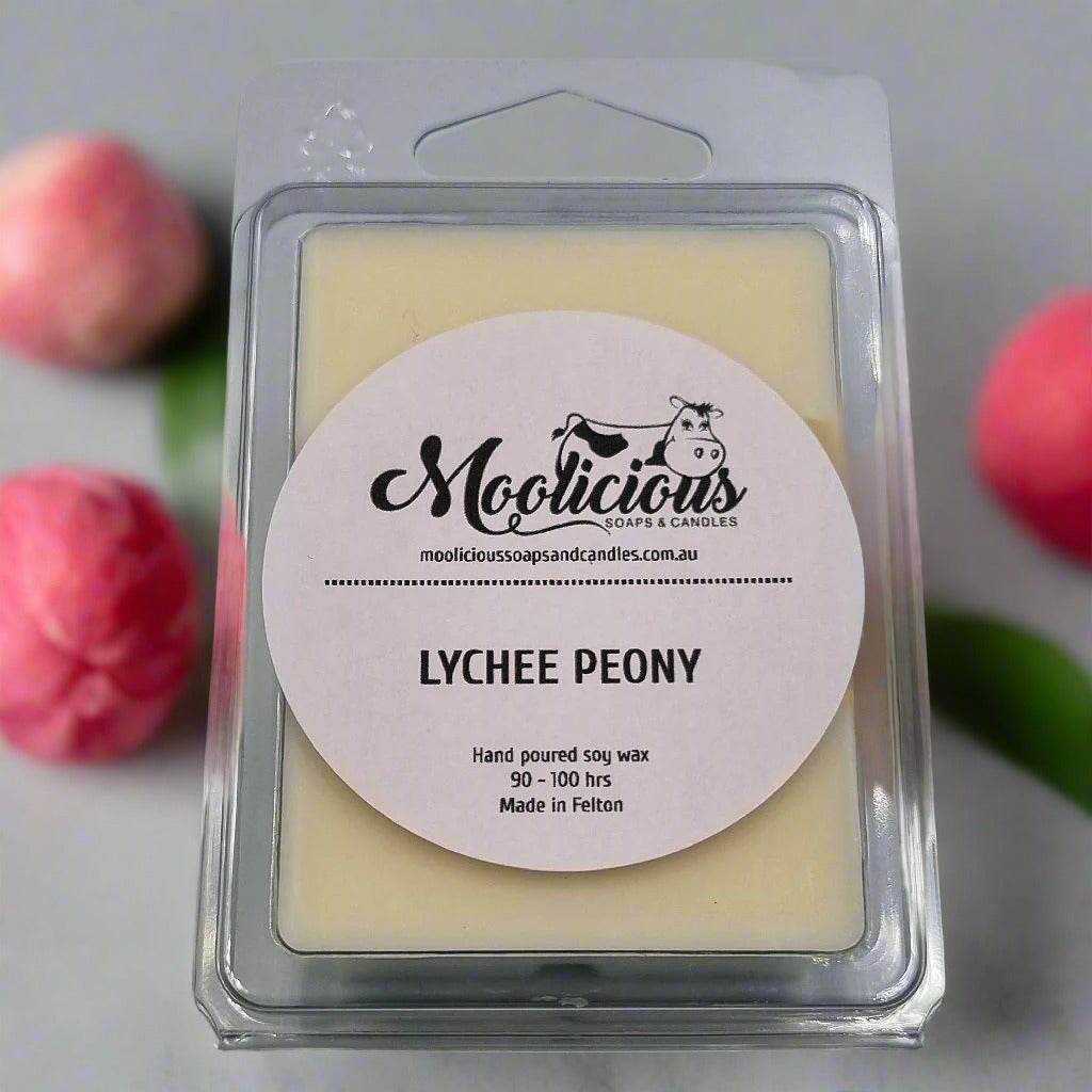Lychee Peony soy wax melts