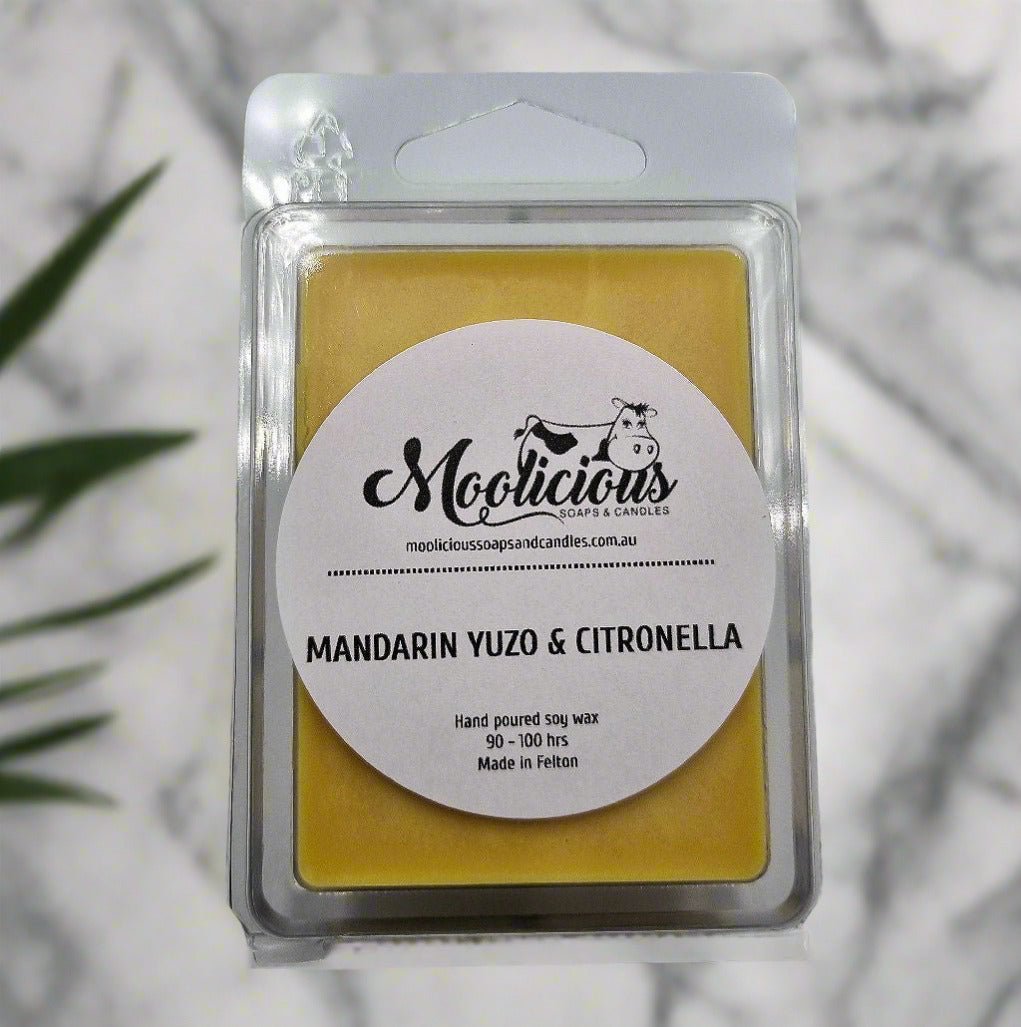 Mandarin Yuzo & Citronella soy wax melts