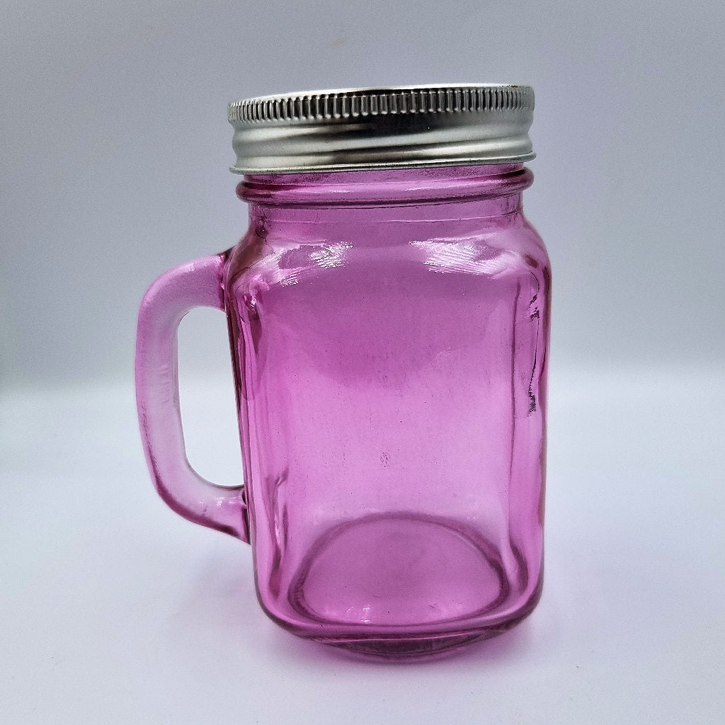 Mason jar pink