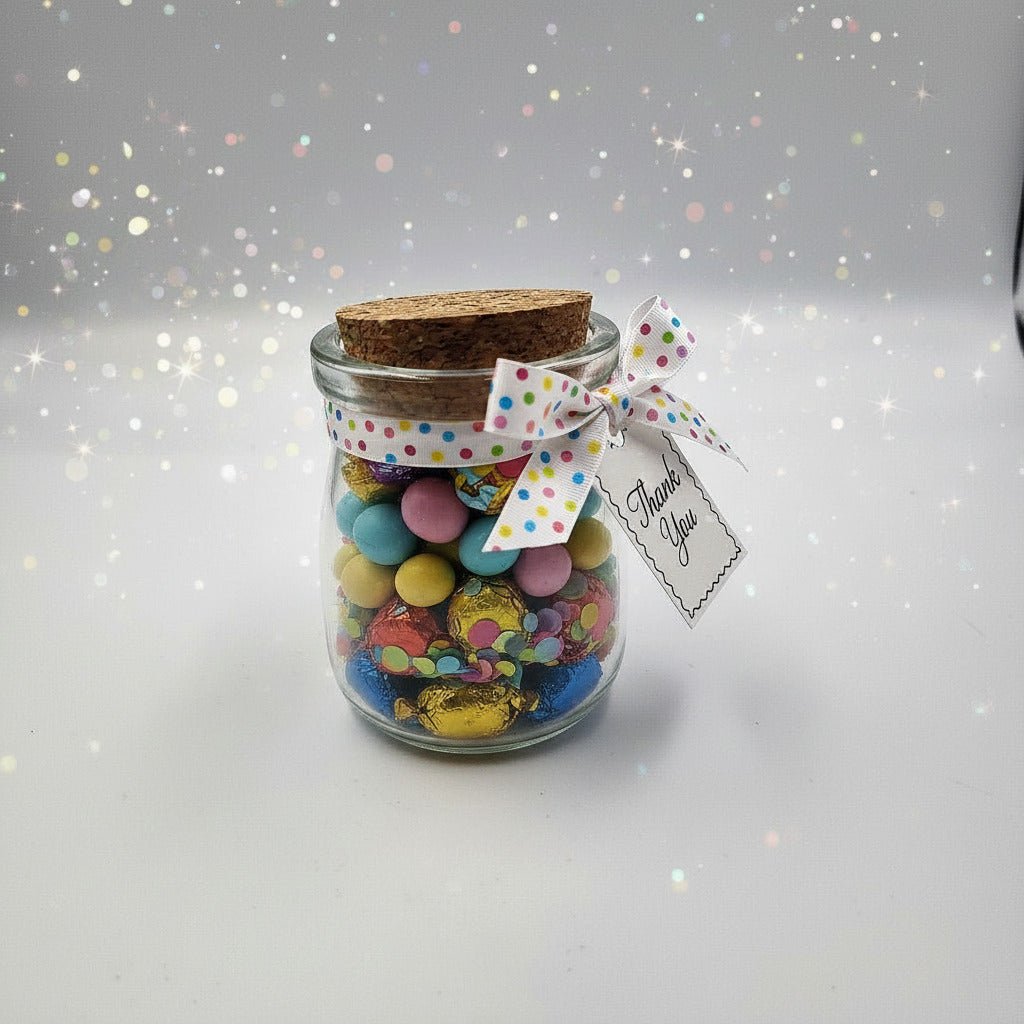 Mini Glass bottle with cork lid