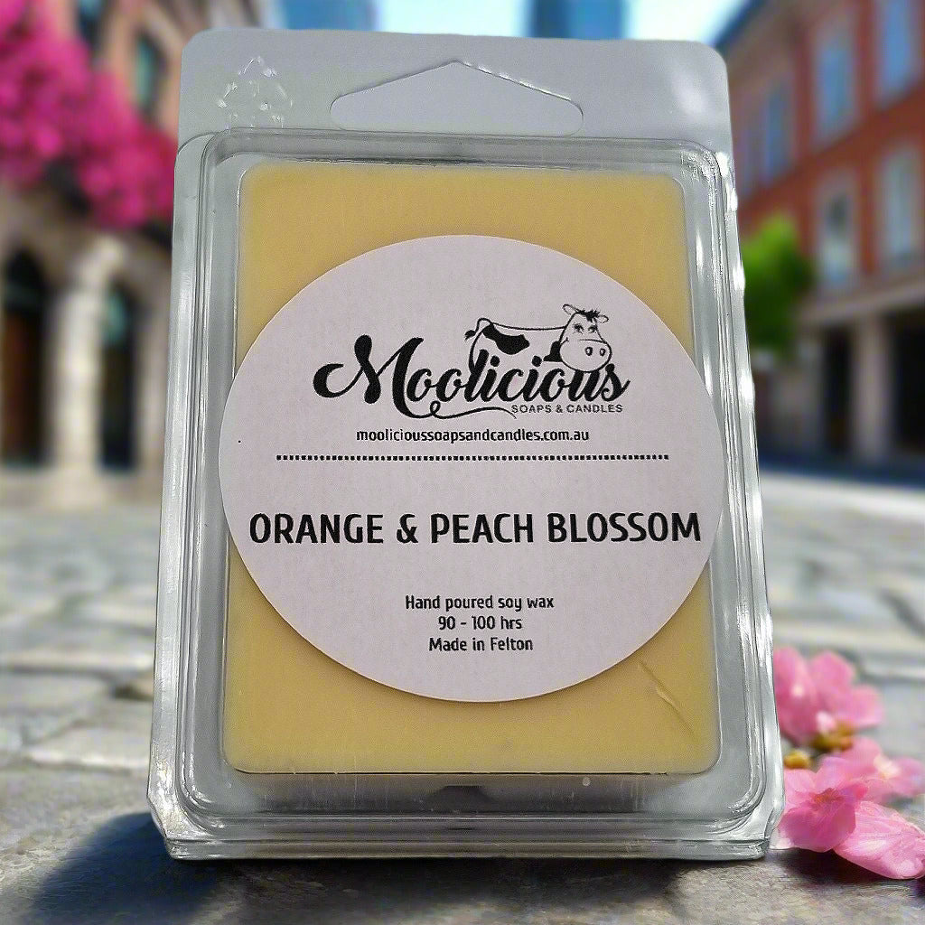 Orange & Peach Blossom Soy Wax Melts 