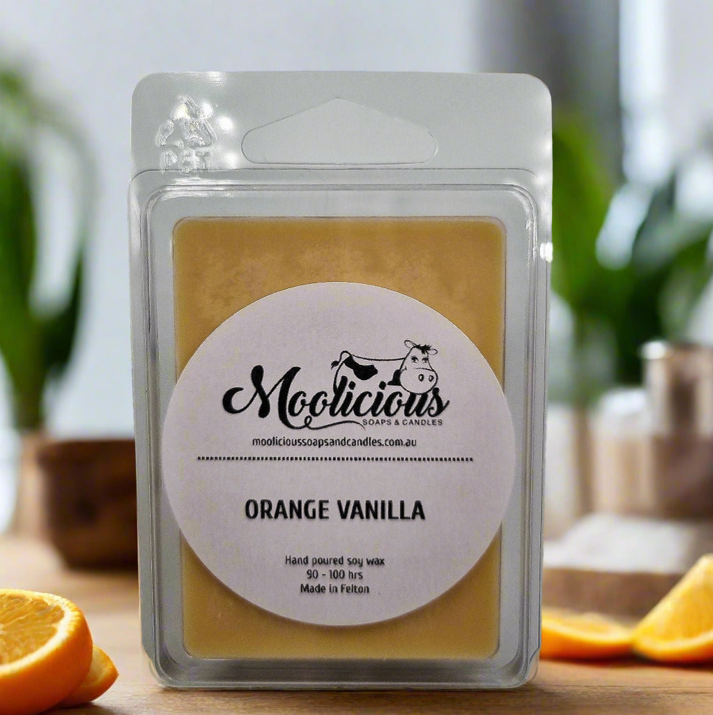 Orange Vanilla soy wax melts