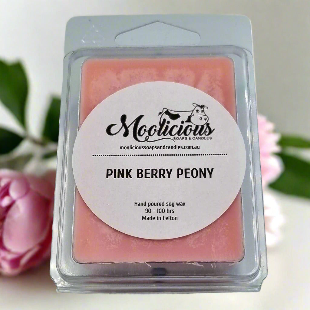 Pink Berry Peony soy Wax Melts 