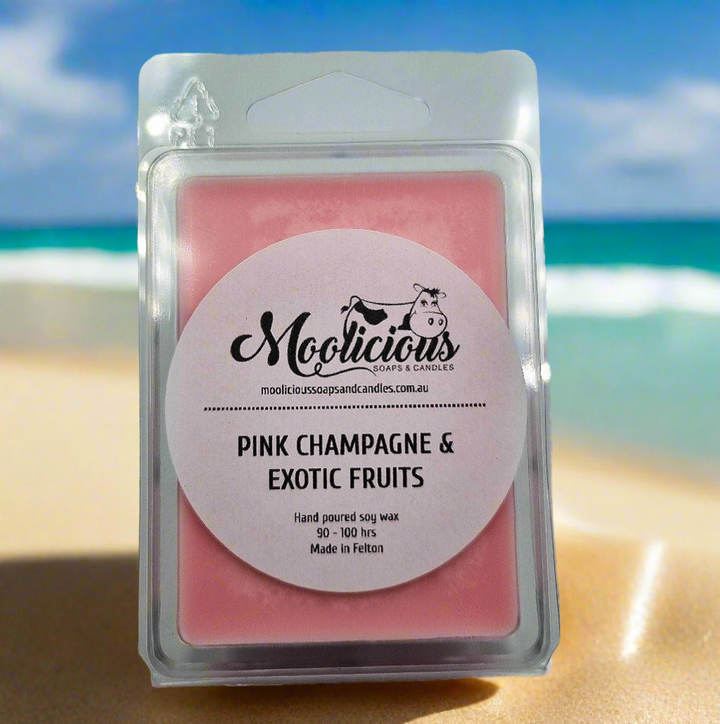 Pink Champagne & Exotic Fruits soy wax melts