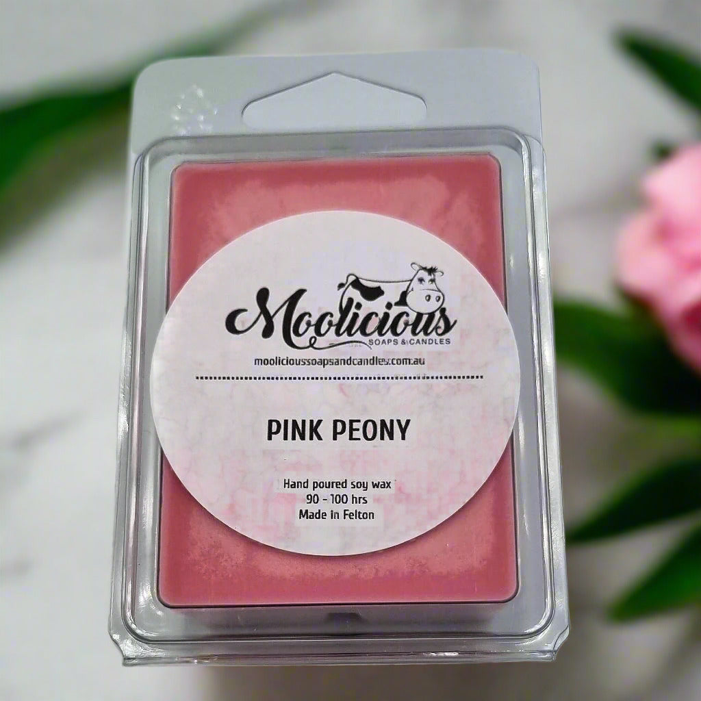 Pink Peony soy wax melts