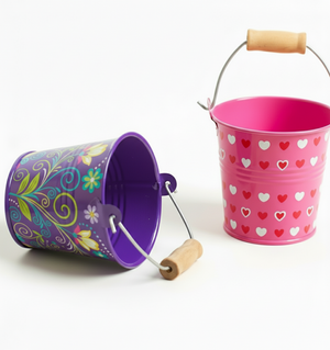 Pink & Purple Bambino buckets