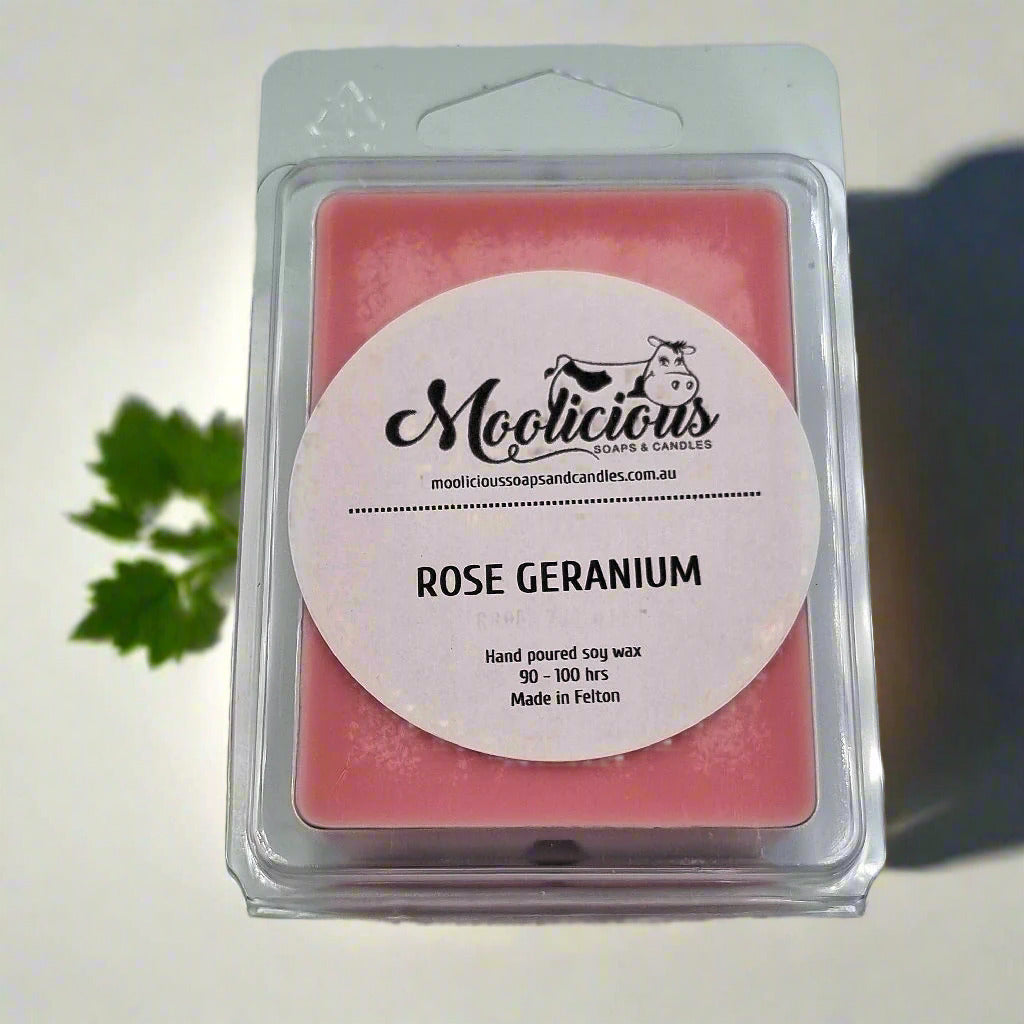 Rose Geranium soy wax melts