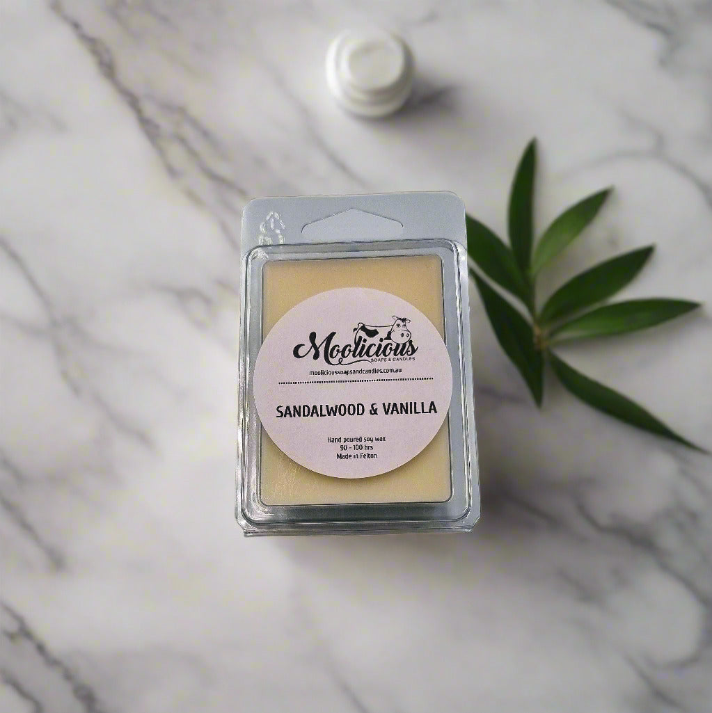 Sandalwood & Vanilla soy wax melts
