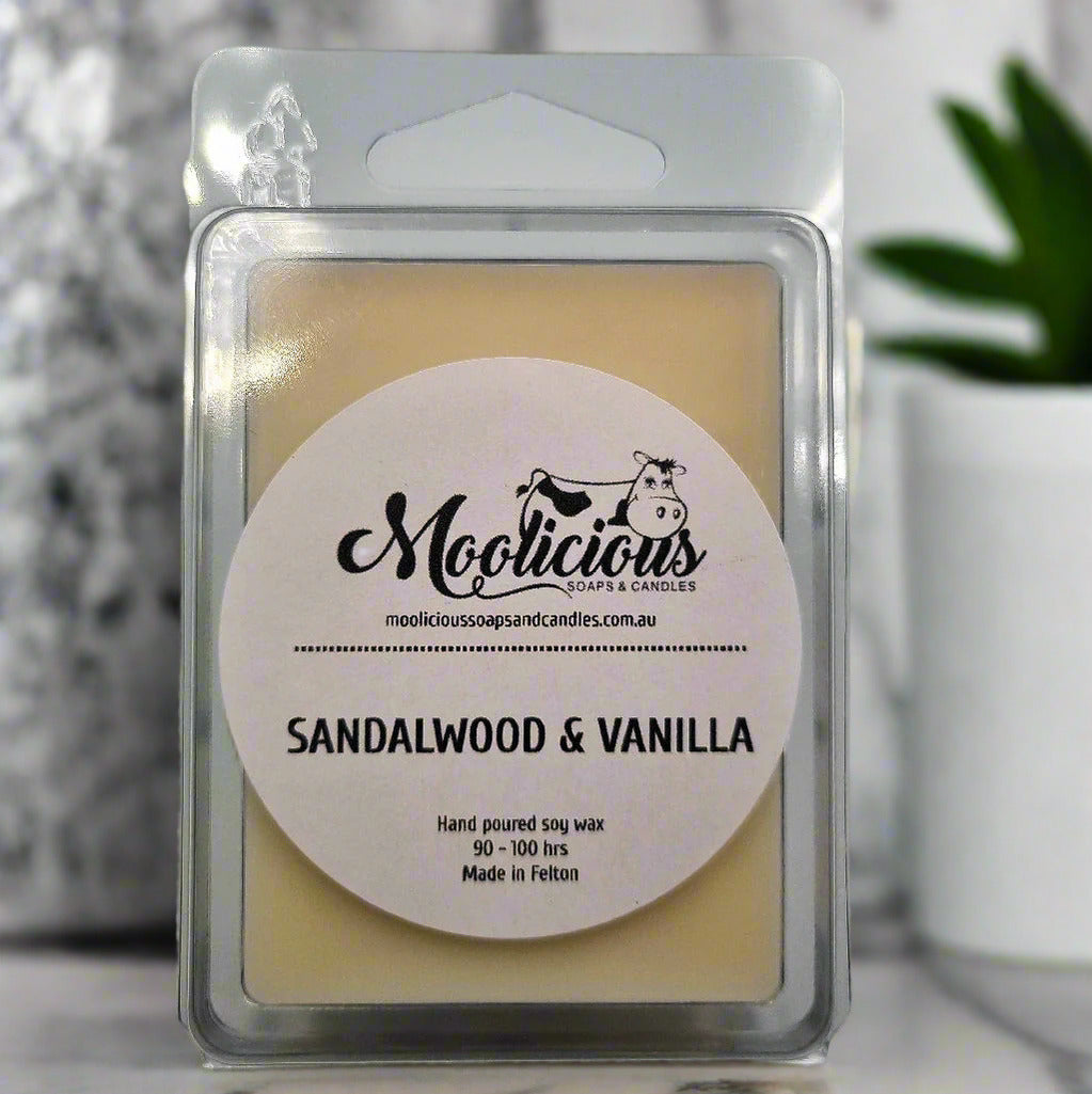 Sandalwood & Vanilla soy wax melts