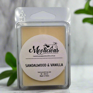 Sandalwood & Vanilla soy wax melts