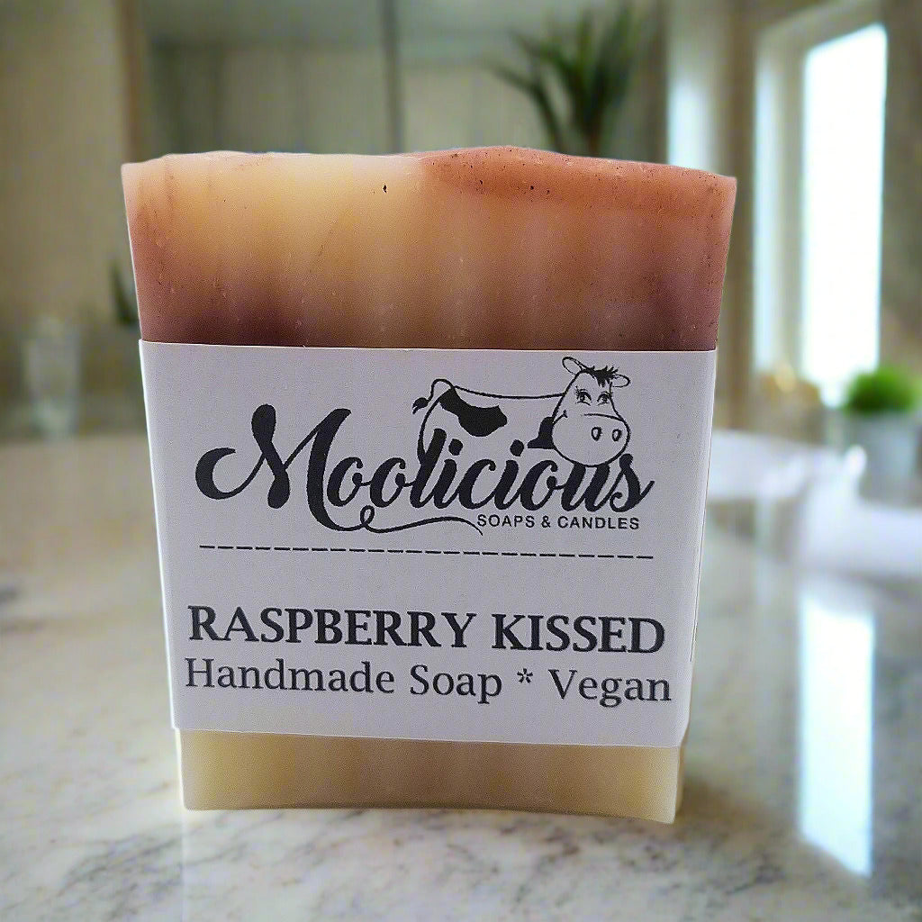 Raspberry Kissed Handmade Soap