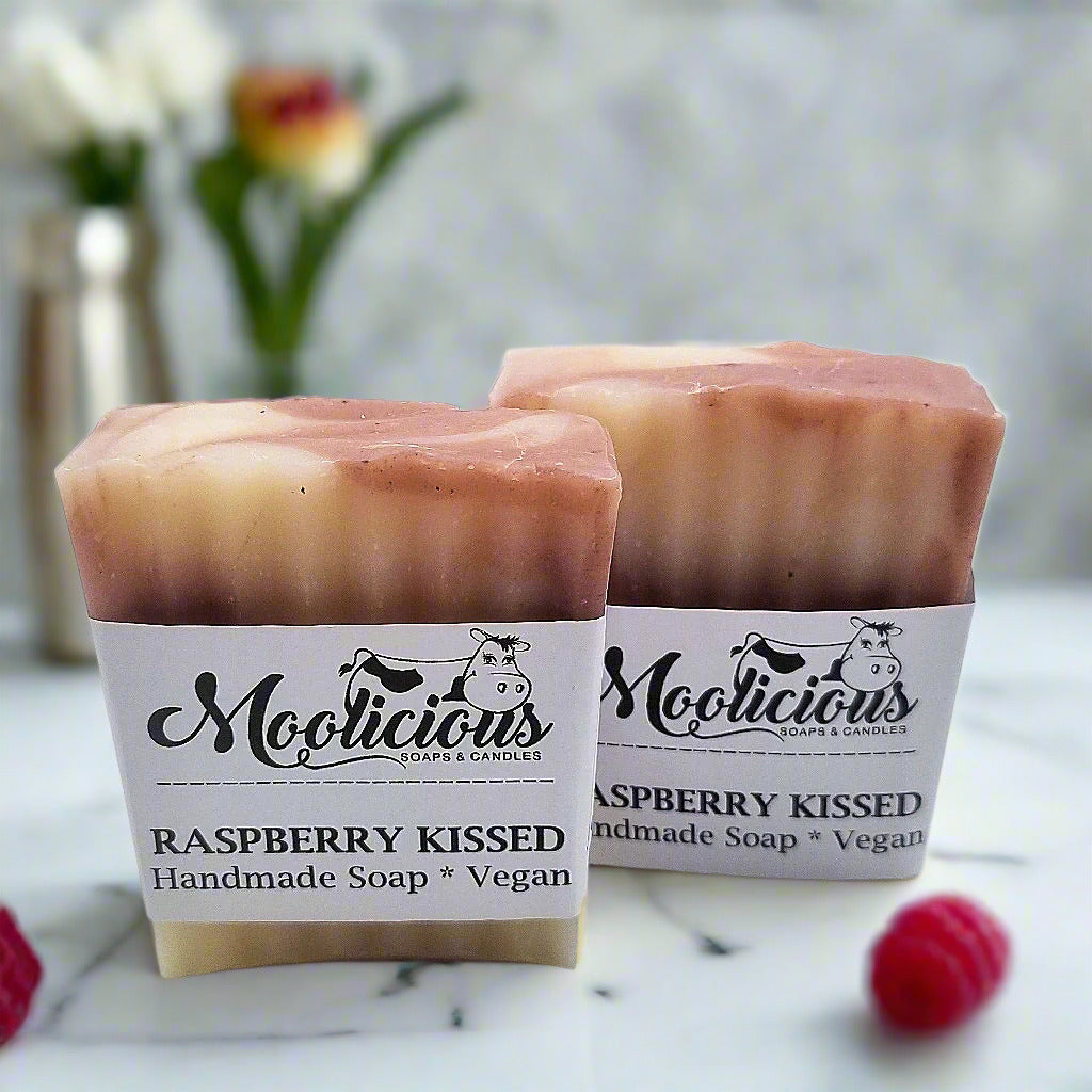 Raspberry Kissed Handmade Soap