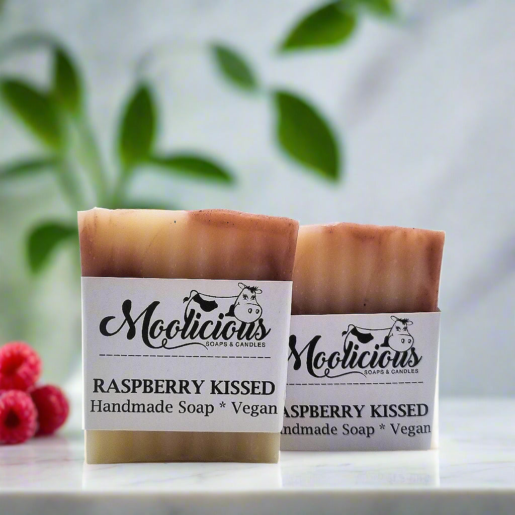 Raspberry Kissed Handmade Soap