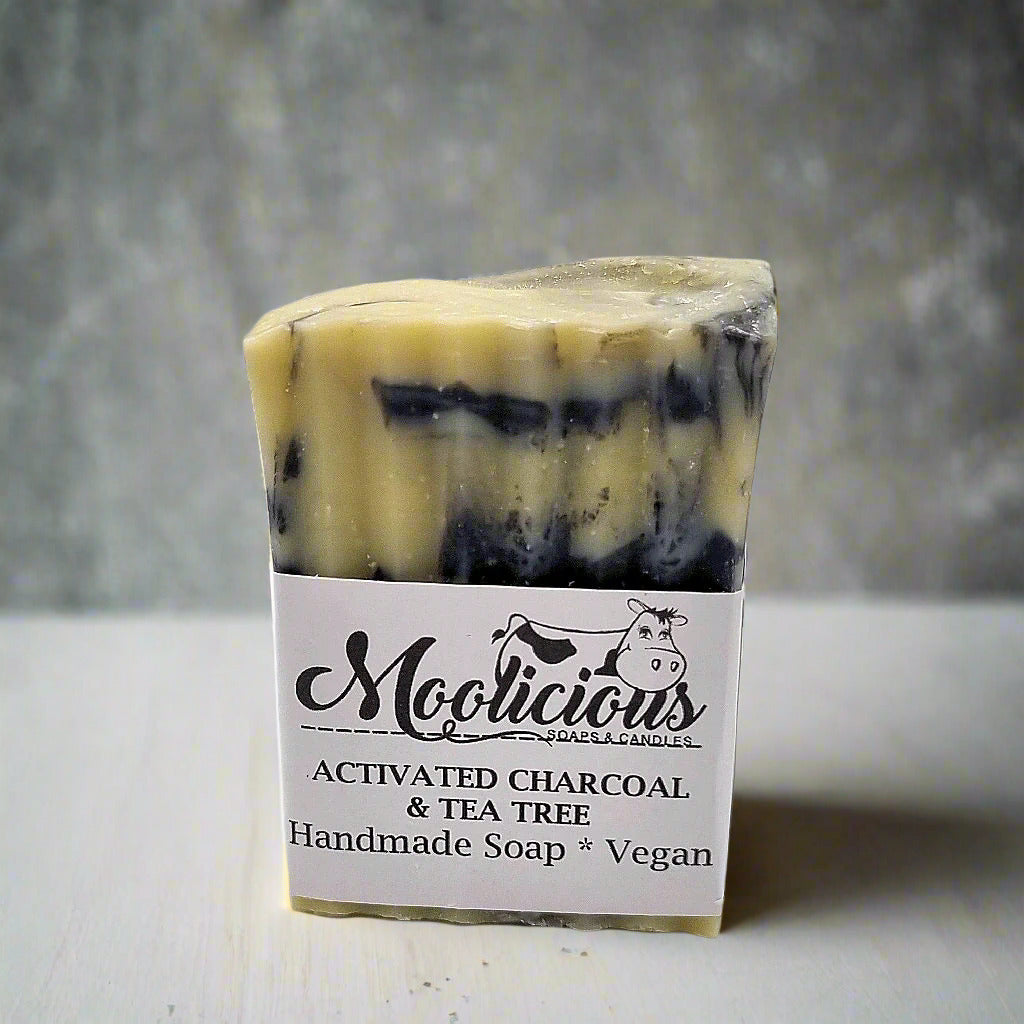 Activated Charcoal & Tea Tree Oil Handmade Soap
