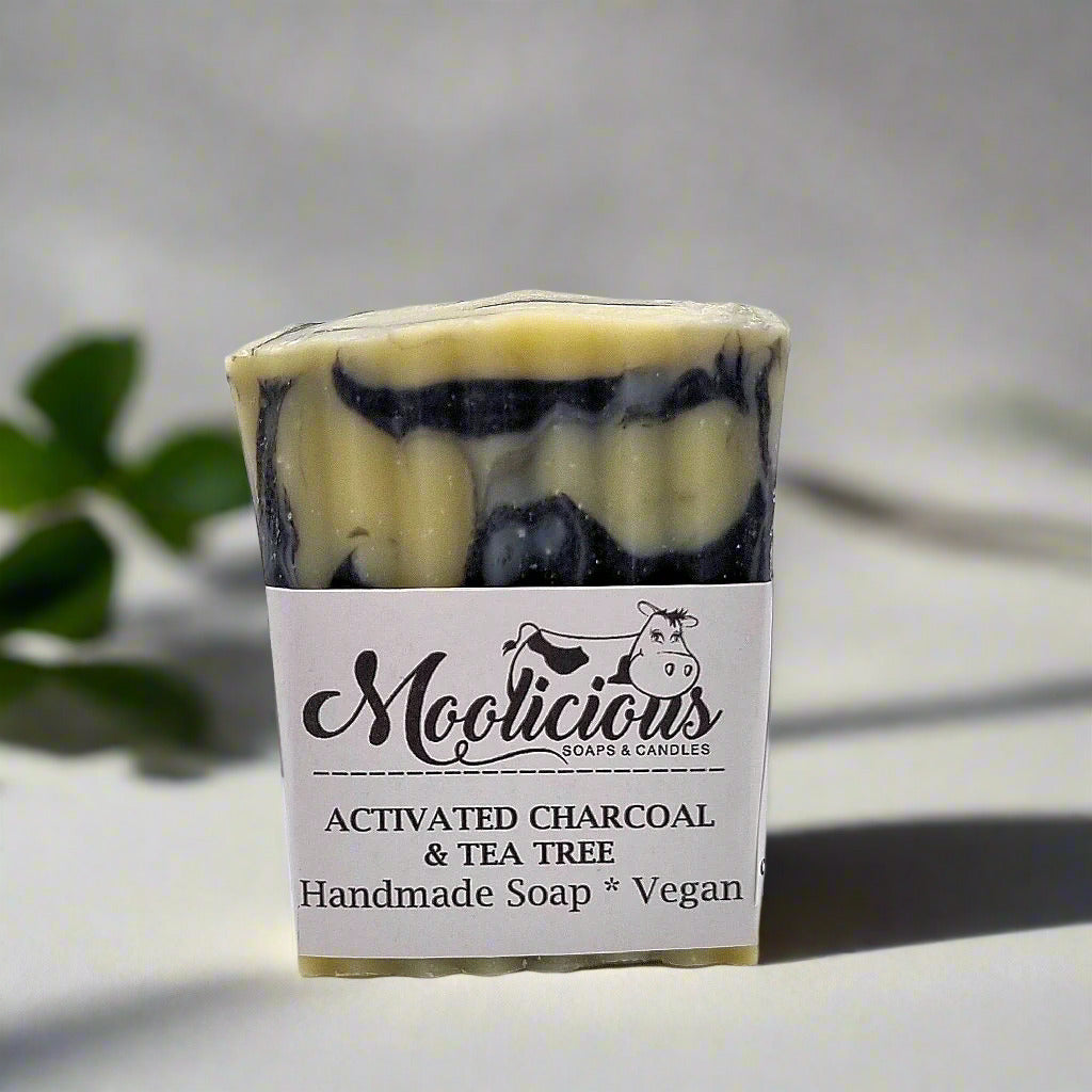 Activated Charcoal & Tea Tree Oil Handmade Soap