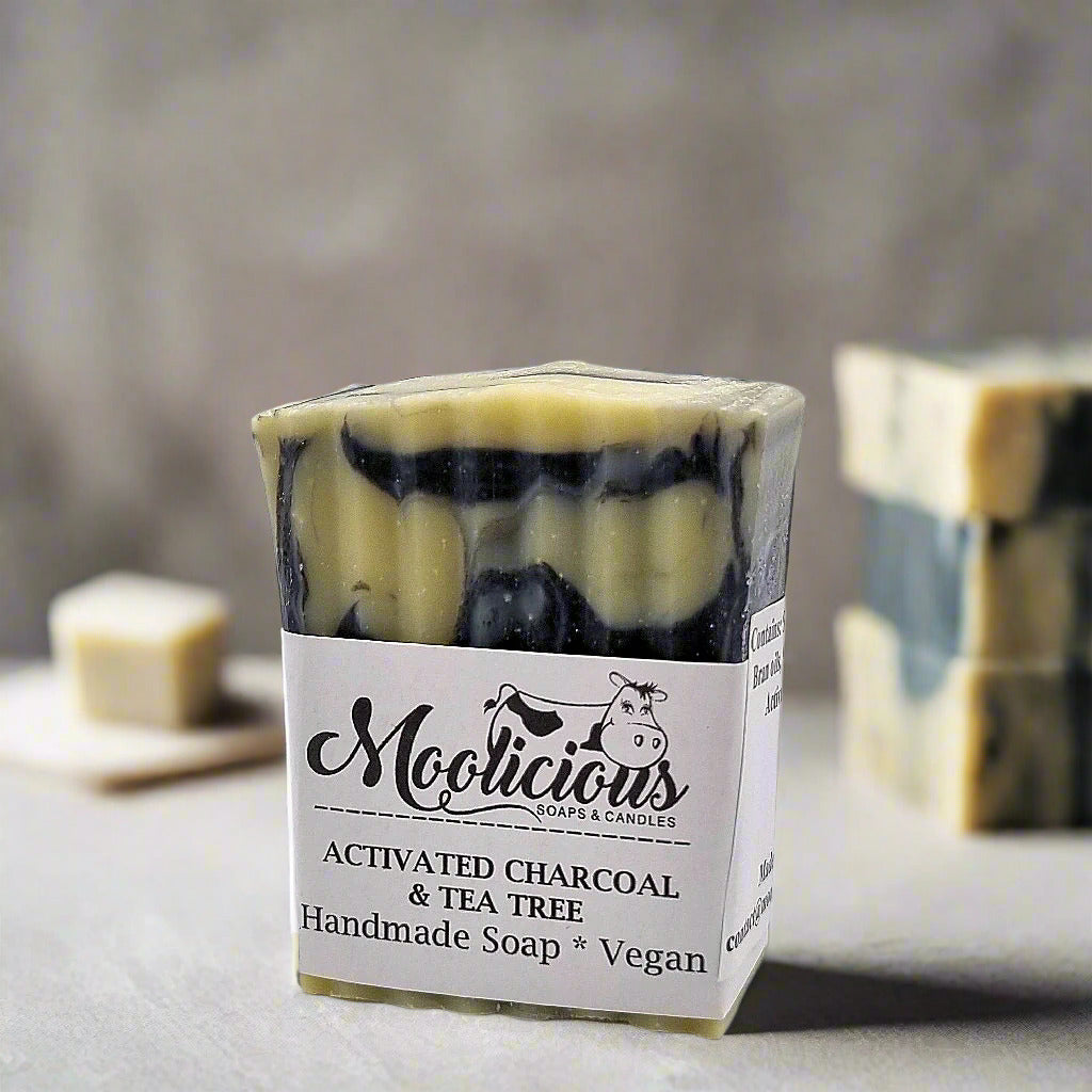 Activated Charcoal & Tea Tree Oil Handmade Soap