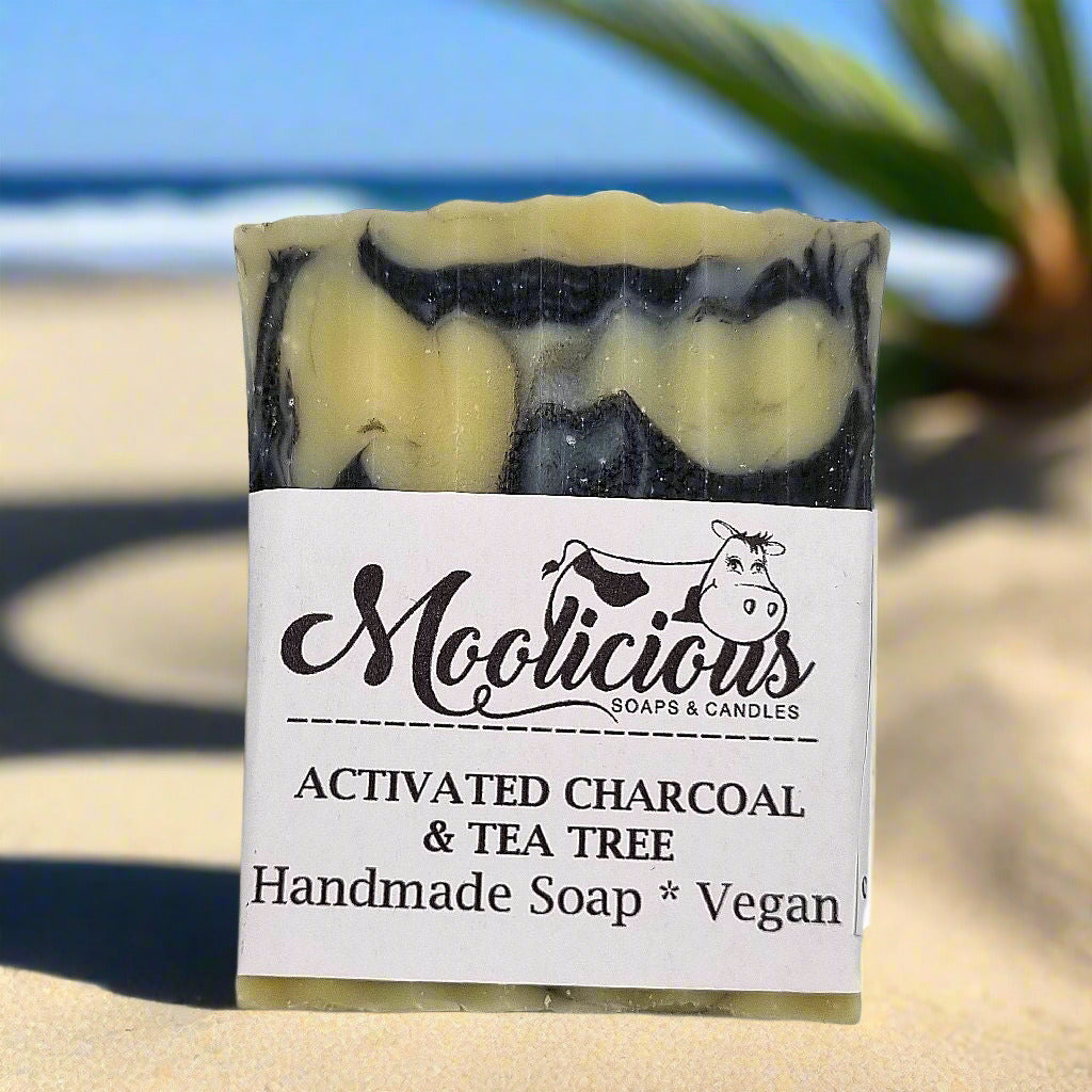 Activated Charcoal & Tea Tree Oil Handmade Soap