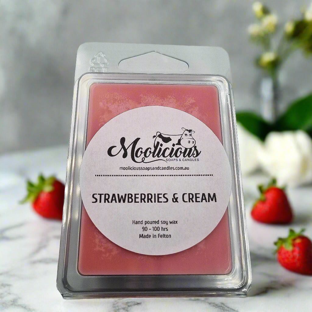 Strawberries & Cream Soy Wax Melts