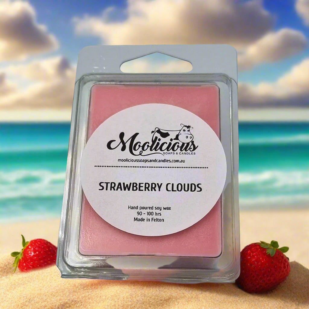 Strawberry Clouds wax melts