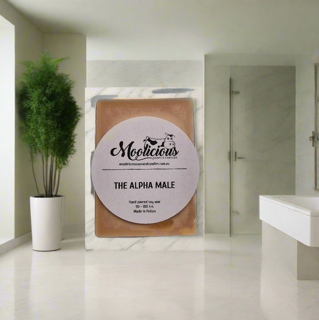 The Alpha Male soy wax melts