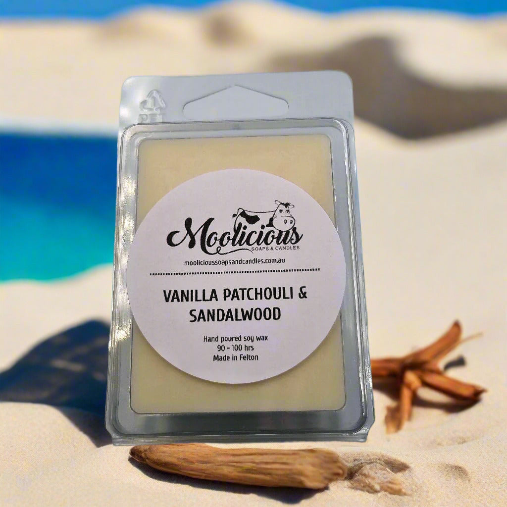 Vanilla Patchouli & Sandalwood wax melts