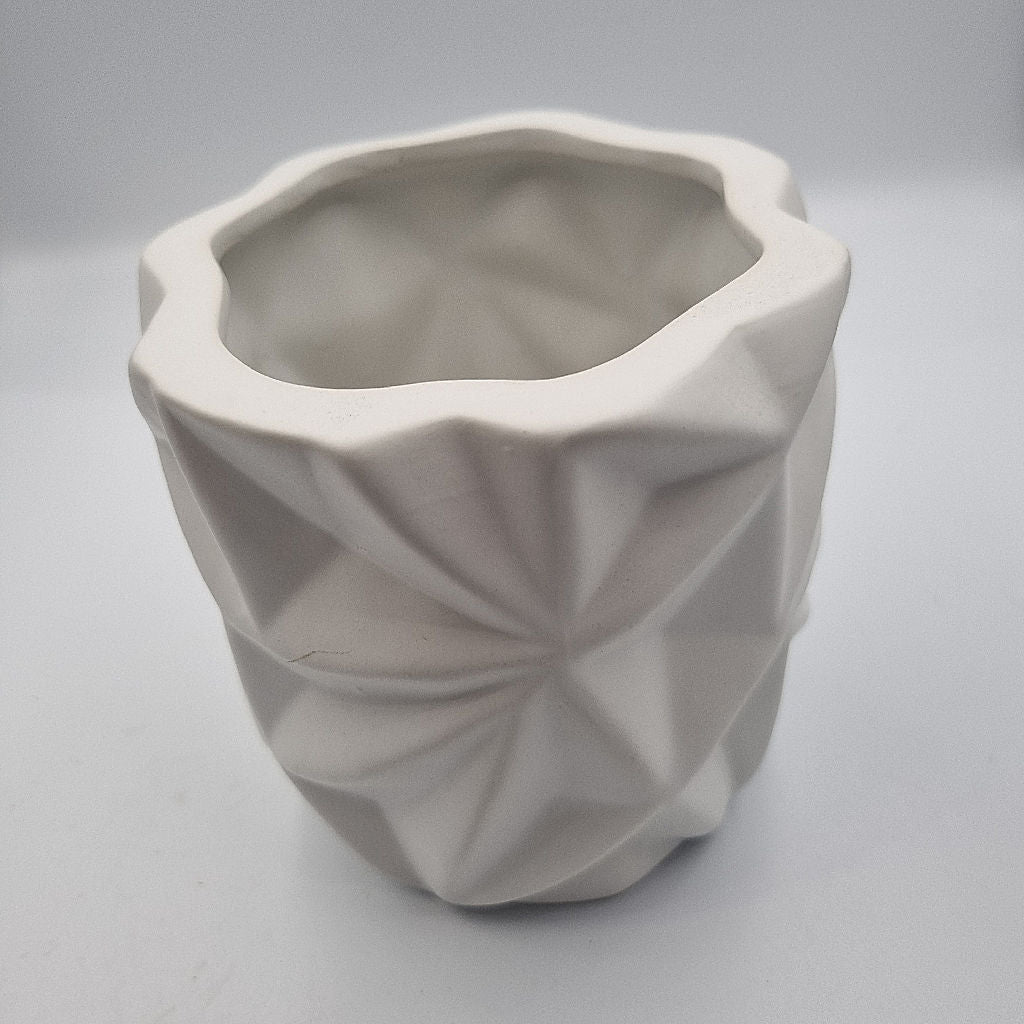 White ceramic vase