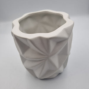 White ceramic vase