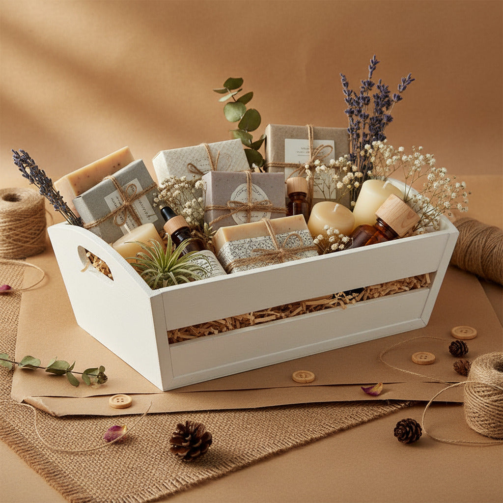 Wood hamper tray