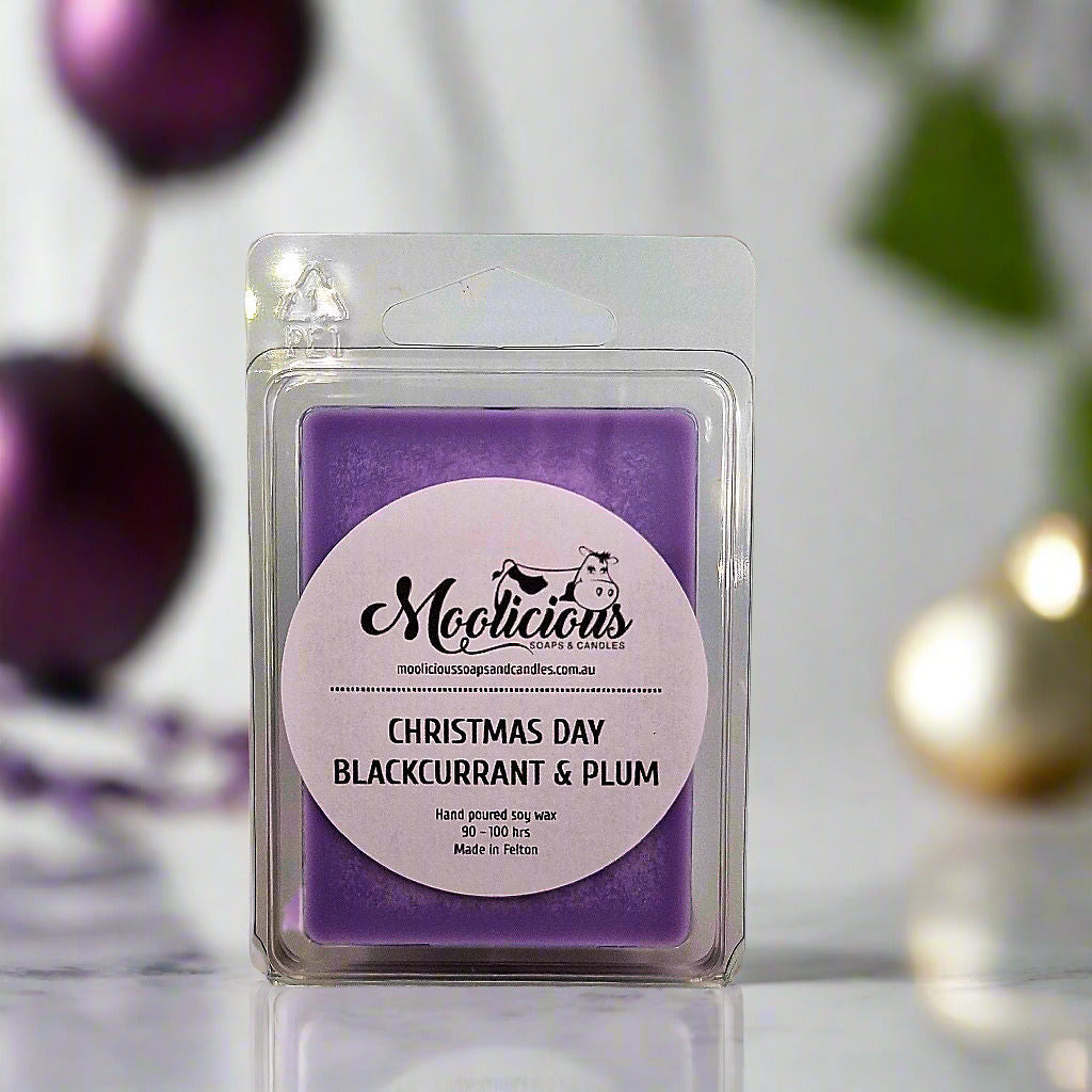 Christmas Day Blackcurrant & Plum wax melt
