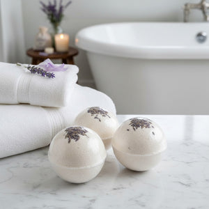 Lavender bath bombs