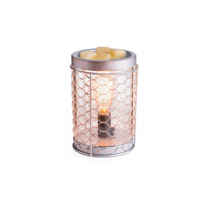 Chicken Wire Edison Electric Candle Warmer