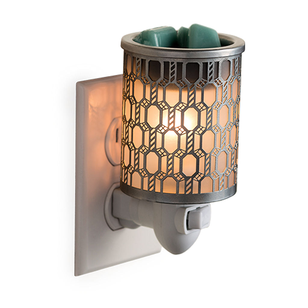 Filigree Pluggable Electric Candle Warmer
