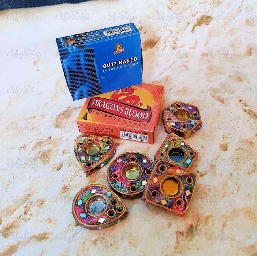 Incense Cone & Mirror Holders Starter Pack (A)