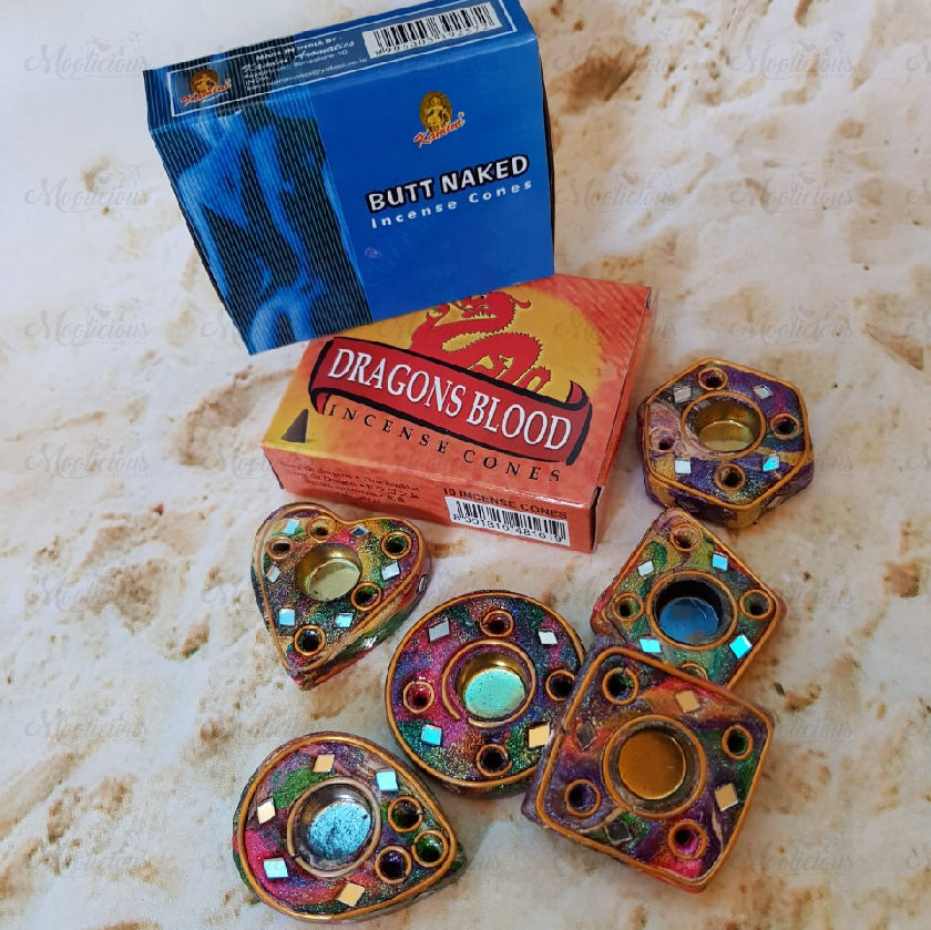 Incense Cone & Mirror Holders Starter Pack (A)