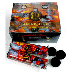 Charcoal Tablets for Resin Incense - Soex Quick-Lite