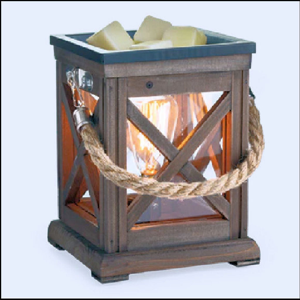 Walnut & Rope Vintage Bulb Illumination